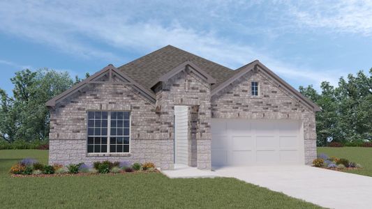 New construction Single-Family house The Irvine II, 2140 Ghost Rider Court, Leander, TX 78641 - photo