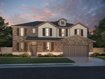 New construction Single-Family house 357 Cathedral Mountain Drive, Dripping Springs, TX 78620 The Frontier (C560)- photo 0 0