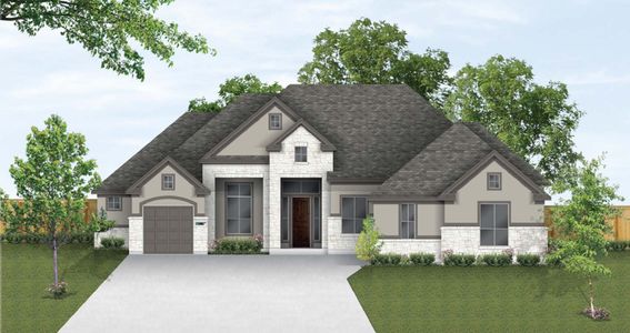 New construction Single-Family house 1121 Victoria Rose Bend, Leander, TX 78641 Annalyse- photo 0