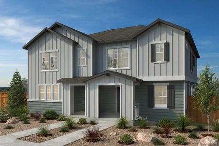 New construction Townhouse house 2186 Farmlore Drive, Brighton, CO 80601 - photo 0