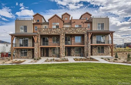 New construction Townhouse house 9656 Browns Peak Circle, Littleton, CO 80125 - photo 0