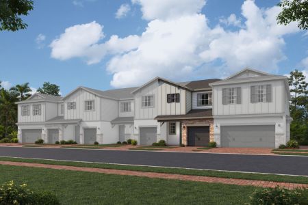 New construction Townhouse house Santa Maria, 14726 Boggy Creek Road, Orlando, FL 32824 - photo