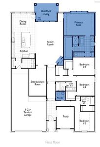New construction Single-Family house 2252 Garnet Drive, Waxahachie, TX 75167 Canterbury Plan- photo 1 1