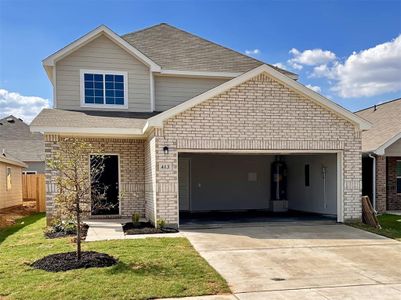 New construction Single-Family house 413 Sussex Drive, Everman, TX 76140 The Woodland- photo 0