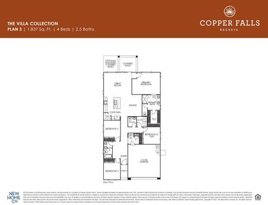 New construction Single-Family house Villa Collection Plan 3503, 20254 N 222Nd Ave, Surprise, AZ 85387 - photo