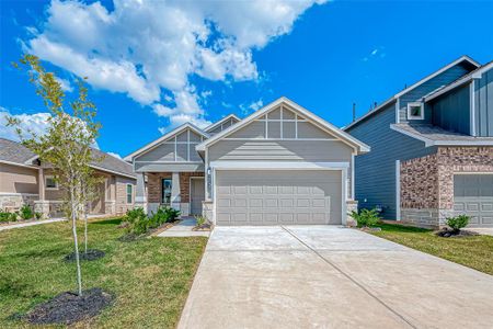 New construction Single-Family house 25520 Prairie Clover Way, Magnolia, TX 77354 - photo 0