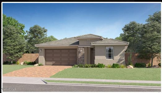 New construction Single-Family house 15755 W Kendall Street, Goodyear, AZ 85338 Clark II Plan 4076- photo 0