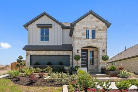 New construction Single-Family house 6508 Velvet Leaf Lane, Buda, TX 78610 Mariposa- photo 0