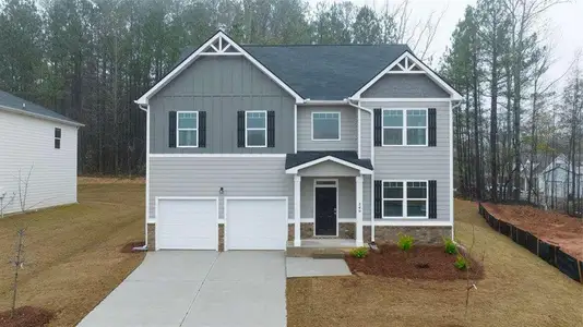 New construction Single-Family house 253 Friendship Oak Way, Hampton, GA 30228 Packard- photo 0