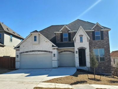 New construction Single-Family house 1601 Red Berry Pass, Georgetown, TX 78628 Classic Series - Dartmouth- photo 0