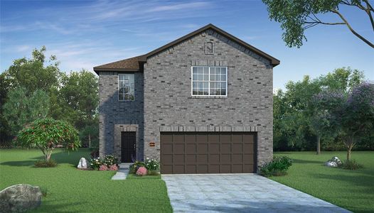 New construction Single-Family house 1625 Edgeway Drive, Aubrey, TX 76227 Rayburn II W- photo 1 1