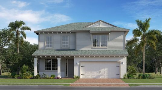 New construction Single-Family house 1673 Wandering Willow Way, Loxahatchee, FL 33470 Periwinkle- photo 0