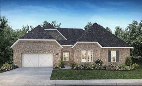 New construction Single-Family house 12981 Whitewater Way, Conroe, TX 77302 Plan 6020 Elevation C- photo 0