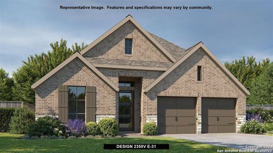 New construction Single-Family house 115 Spanish Oak, Castroville, TX 78009 Design 2358V- photo 3 3