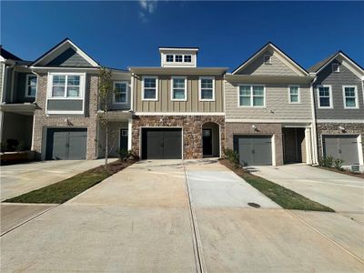 New construction Townhouse house 5738 Calle Vista Drive, Lithonia, GA 30058 Melbourne- photo 0