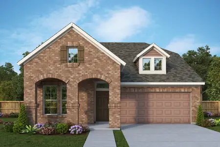 New construction Single-Family house 18402 Midnight Stone Lane, Cypress, TX 77433 The Thornleigh- photo 0 0