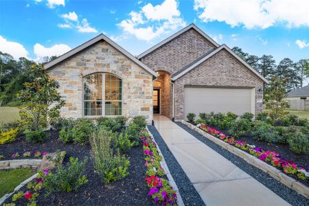 New construction Single-Family house 16931 Pin Cherry Leaf Drive, New Caney, TX 77357 Brenham II- photo 22 22