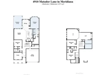 New construction Single-Family house 4910 Matador Lane, Iowa Colony, TX 77578 Middleton Plan- photo 40 40