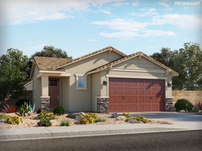 New construction Single-Family house 2628 E Rosario Mission Drive, Casa Grande, AZ 85194 Olive- photo 0