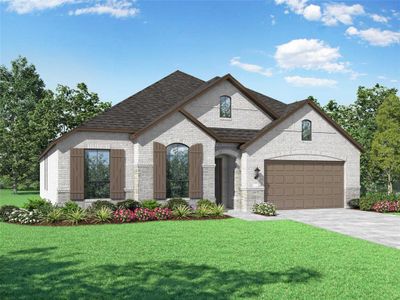 New construction Single-Family house 379 Billowing Way, Kyle, TX 78640 Chesterfield Plan- photo