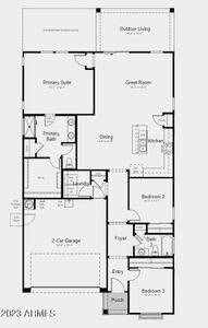 New construction Single-Family house 17625 W Colter Street, Litchfield Park, AZ 85340 Buckingham- photo 1 1