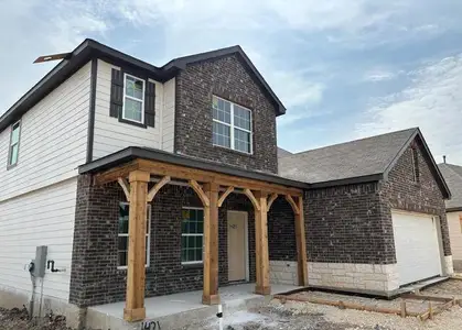 New construction Single-Family house 1421 Alleyton Ct, Seguin, TX 78155 Jordan Homeplan- photo