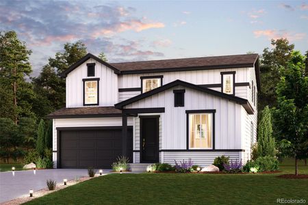 New construction Single-Family house 5834 Red Barn Avenue, Mead, CO 80504 Vail II- photo 0