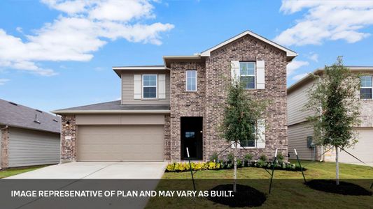 New construction Single-Family house 236 Arroyo Sweetwood Circle, Kyle, TX 78640 The Naples- photo 0