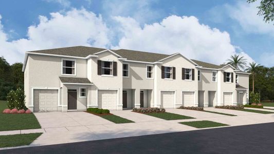 New construction Townhouse house 31368 Midnight Sun Way, Wesley Chapel, FL 33545 Vale- photo 3 3