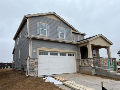 New construction Single-Family house 3985 N Picadilly Court, Aurora, CO 80019 Elbert- photo 1 1