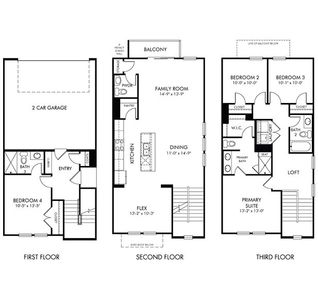 New construction Townhouse house Aden, 3918 Memorial Parkway, Charlotte, NC 28217 - photo