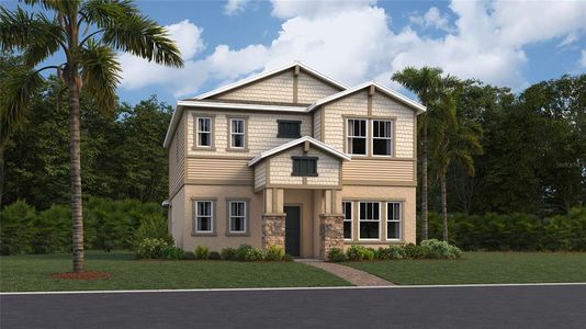 New construction Single-Family house 2078 Shaggy Fisher Drive, Apopka, FL 32712 Aurora- photo 0