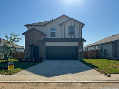 New construction Single-Family house 15607 Mint Patch Meadow, Von Ormy, TX 78073 Grace- photo 0 0