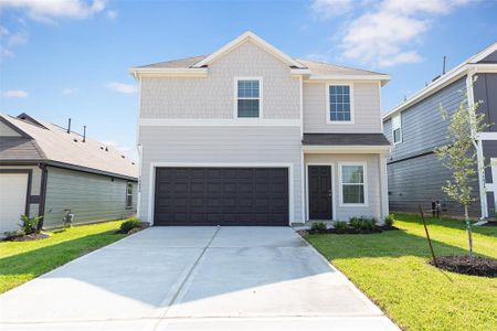 New construction Single-Family house 14034 Mount Hunter Drive, Willis, TX 77318 Lakeland- photo 0