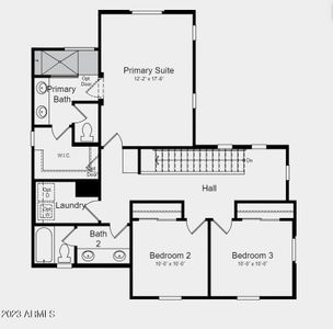 New construction Single-Family house 25107 N 141St Avenue, Surprise, AZ 85387 Plan CC-RM2- photo