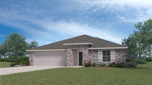 New construction Single-Family house 638 Wyatt Way, Jarrell, TX 76537 Seabrook- photo 0