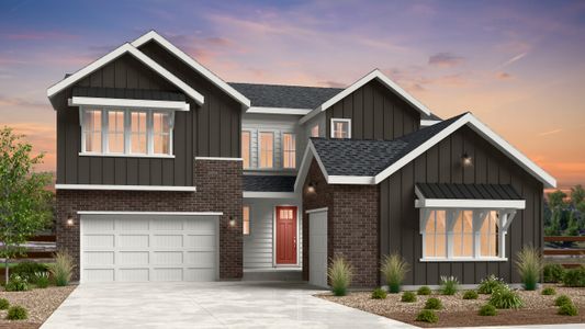 New construction Single-Family house 5659 Red Pebble Point, Castle Rock, CO 80104 Steamboat | A Multi-Gen Home- photo 0