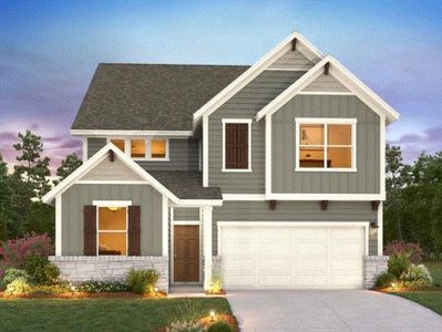 New construction Single-Family house 135 Wrangell Way, Dripping Springs, TX 78620 Wyatt Homeplan- photo 0 0