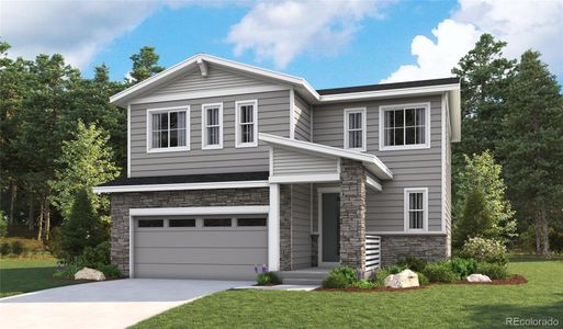 New construction Single-Family house 4566 Goldflower Drive, Johnstown, CO 80534 Coral II- photo 0 0