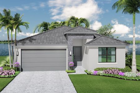 New construction Single-Family house Ibis, 12320 Southwest Calm Pointe Court, Port Saint Lucie, FL 34987 - photo