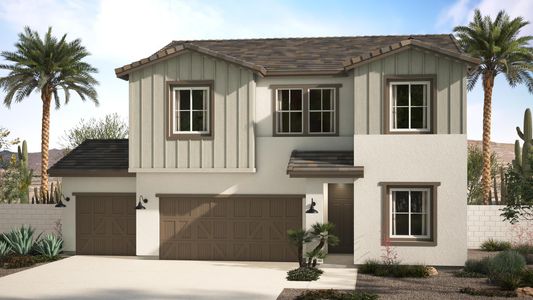 Western Farmhouse Elevation | Christopher | Marlowe | New Homes in Glendale, AZ | Landsea Homes