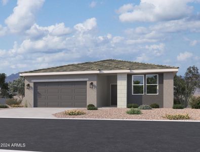 New construction Single-Family house 24078 W Huntington Drive, Buckeye, AZ 85326 Sunflower Homeplan- photo 0