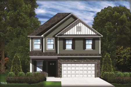 New construction Single-Family house 5005 Macleod Place, Zebulon, NC 27597 McClean II- photo 0