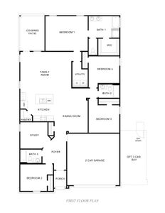 New construction Single-Family house Plan E40L, 205 Blanco Lane, Dayton, TX 77535 - photo