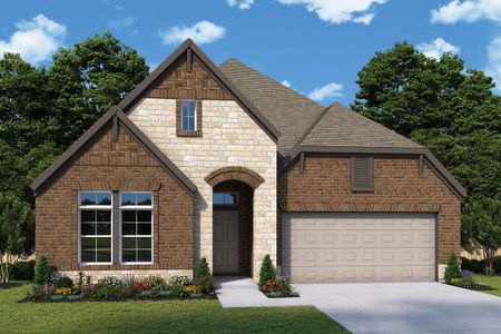 New construction Single-Family house The Aftonwood, 16511 Verbena Glen Drive, Hockley, TX 77447 - photo