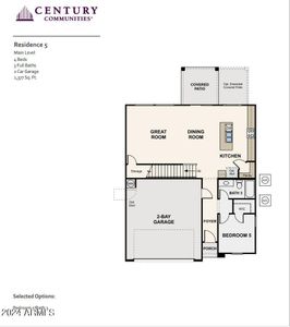 New construction Single-Family house 2430 E Boulder Avenue, Apache Junction, AZ 85119 Plan 5- photo 1 1