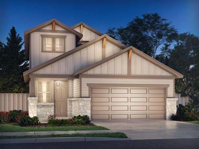 New construction Single-Family house 3607 Twin Glades Pass, Buda, TX 78610 The Olympic (380)- photo 0 0