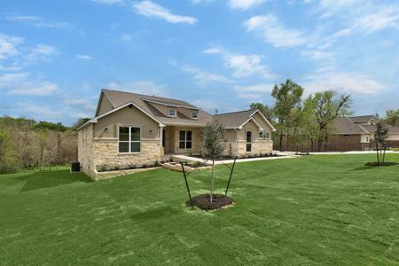New construction Single-Family house 127 Ln Red Tail Hawk, Cedar Creek, TX 78612 Chesapeake- photo