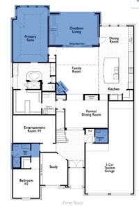 New construction Single-Family house 24618 Beebalm Trail, Katy, TX 77493 222 Plan- photo
