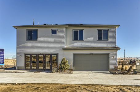 New construction Duplex house 14051 Deertrack Lane, Parker, CO 80134 Ponderosa- photo 0